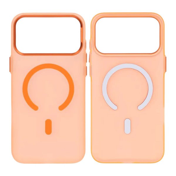 iPhone 17 Pro Max -kuoret Kamerasuoja MagSafe Läpinäkyvä Oranssi