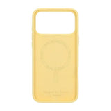 Rvelon iPhone 17 Pro Max Silikonikuori MagSafe Keltainen