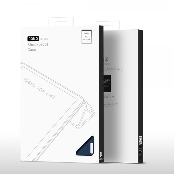 Dux Ducis Samsung Galaxy Tab A8 -kotelo, DOMO Series, musta
