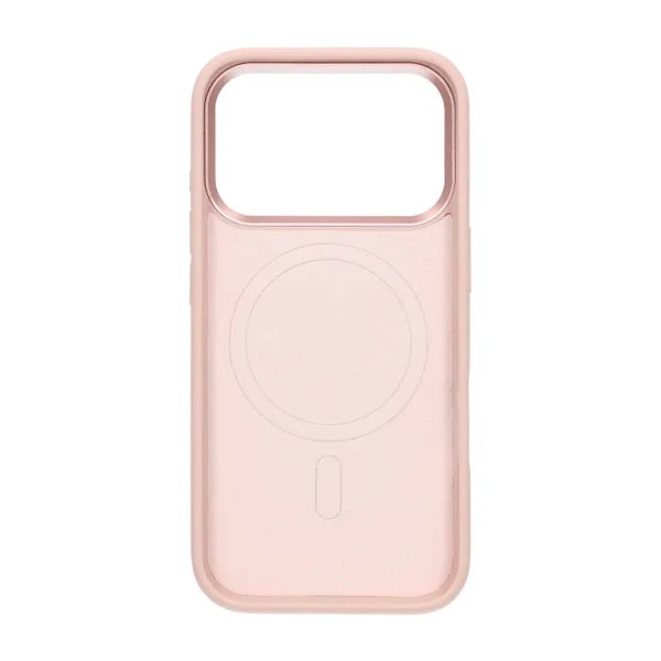 iPhone 17 Pro Silikonkuori MagSafe Vaaleanpunainen