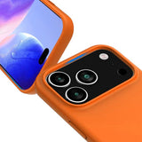 Rvelon iPhone 17 Pro Max Silikonikuori MagSafella Oranssi