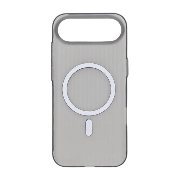 iPhone Air -kuori, aallotettu, MagSafe, vaaleanharmaa