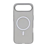 iPhone Air -kuori, aallotettu, MagSafe, vaaleanharmaa