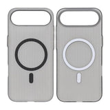 iPhone Air -kuori, aallotettu, MagSafe, vaaleanharmaa