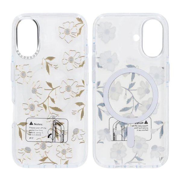 iPhone 16 Kuori Kuvio MagSafe Kukkivat oksat