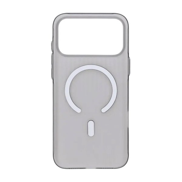 iPhone 17 Pro Max Kuori Uritettu MagSafe Vaaleanharmaa