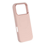 iPhone 17 Pro Silikonkuori MagSafe Vaaleanpunainen