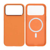 iPhone 17 Pro Kotelot Keinonahka MagSafe Oranssi