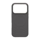 iPhone 17 Pro Silikonkuori MagSafe Tummanharmaa