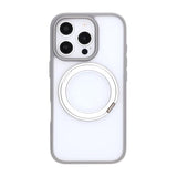 iPhone 16 Pro Kuori Käännettävällä MagSafe Jalustalla Harmaa