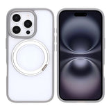 iPhone 16 Pro Kuori Käännettävällä MagSafe Jalustalla Harmaa