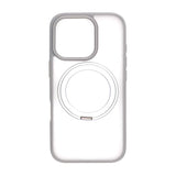iPhone 16 Pro Kuori Käännettävällä MagSafe Jalustalla Harmaa