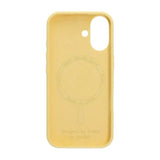 Rvelon iPhone 17 -kuori silikoni MagSafe keltainen