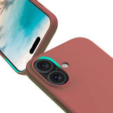 Rvelon iPhone 17 -silikonikuori MagSafe -tummanpinkki