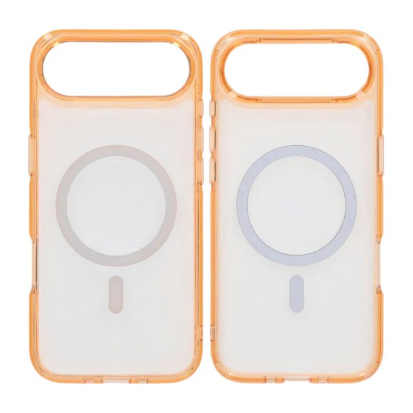 iPhone Air Kuoret TPU MagSafe Oranssi Läpinäkyvä