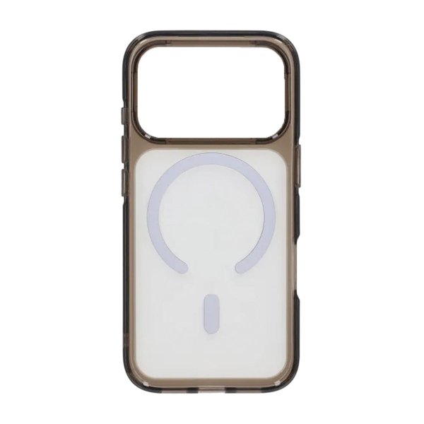 iPhone 17 Pro -kuori, TPU, MagSafe, läpinäkyvä, musta