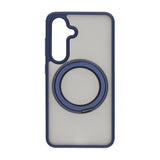 Samsung Galaxy S24 Kuori Pyörivä MagSafe-jalusta Sininen