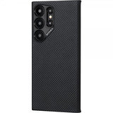 Pitaka Samsung Galaxy S24 Ultra Kuori MagEZ Case 4 Musta/Harmaa Twill