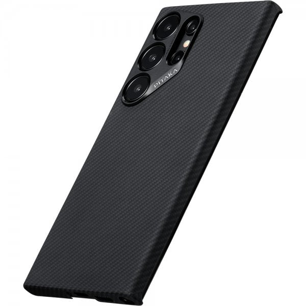 Pitaka Samsung Galaxy S24 Ultra Kuori MagEZ Case 4 Musta/Harmaa Twill