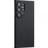 Pitaka Samsung Galaxy S24 Ultra Kuori MagEZ Case 4 Musta/Harmaa Twill