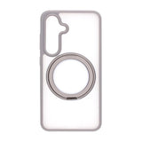Samsung Galaxy S24 Kuori Pyörivä MagSafe-teline Harmaa