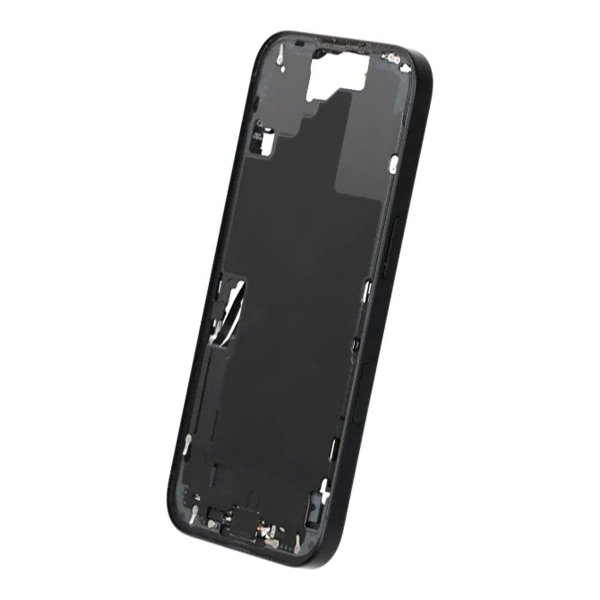 Keskikotelo pienosilla iPhone 16 - Musta OEM