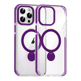 iPhone 15 Pro -kuori rengastelineellä MagSafe, violetti