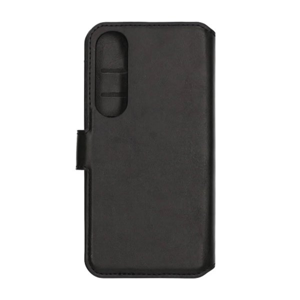 Rvelon Samsung Galaxy S25 Edge -suojakotelo, 4 korttipaikkaa, irrotettava kuori, musta