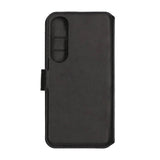 Rvelon Samsung Galaxy S25 Edge -suojakotelo, 4 korttipaikkaa, irrotettava kuori, musta
