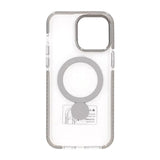 iPhone 15 Pro Kuori Sormusteline MagSafe Musta Läpinäkyvä