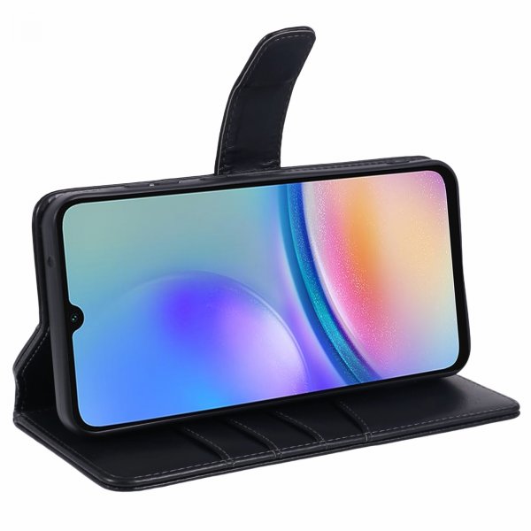 Nordic Covers Samsung Galaxy A05s Kotelo Essential Leather Raven Black