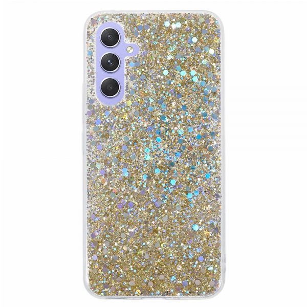 Nordic Covers Samsung Galaxy A15 Kuori Sparkle Series Citrine Gold