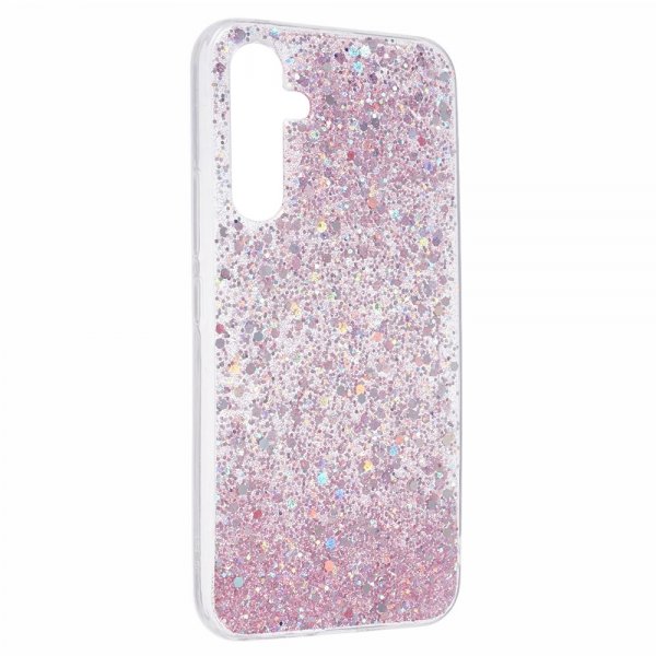 Nordic Covers Samsung Galaxy A15 Kuori Sparkle Series Blossom Pink