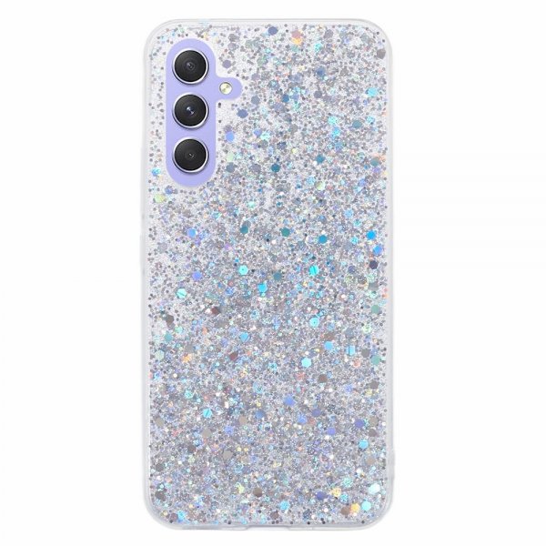 Nordic Covers Samsung Galaxy A55 Sparkle Series Stardust Silver -suojakuori