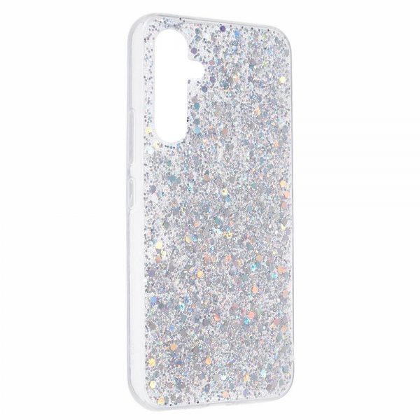 Nordic Covers Samsung Galaxy A55 Sparkle Series Stardust Silver -suojakuori