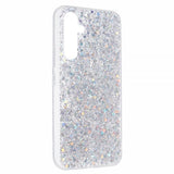 Nordic Covers Samsung Galaxy A55 Sparkle Series Stardust Silver -suojakuori