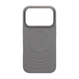 iPhone 17 Pro Silikonkuori MagSafe Vaaleanharmaa