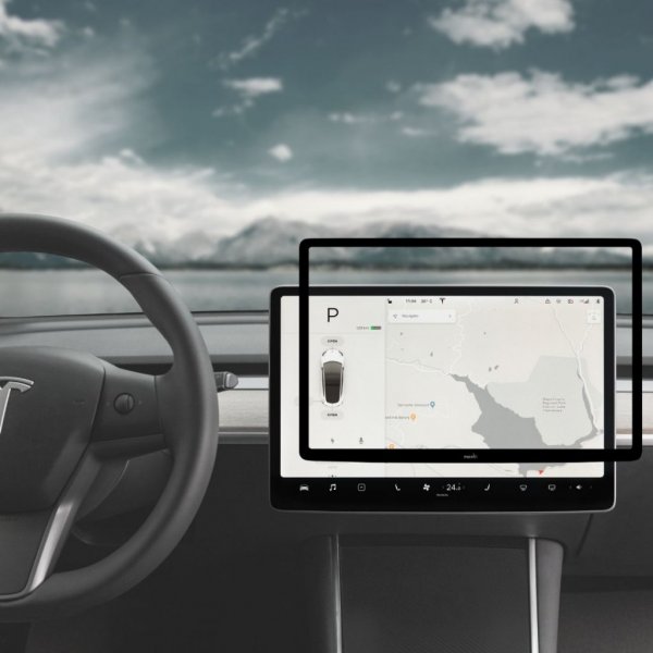 Moshi iVisor AG Tesla Model 3/Y -näytönsuoja, musta