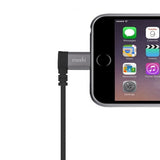 Moshi Lightning–USB-kaapeli Kulmikas 1,5 m