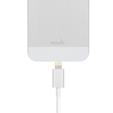Moshi-latauskaapeli USB-A–Lightning 3 m, valkoinen