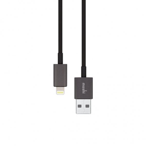 Moshi USB-Lightning-kaapeli, 1 m, musta