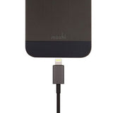 Moshi USB-Lightning-kaapeli, 1 m, musta