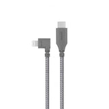 Moshi Integra kulmikas Lightning–USB-C-kaapeli 1,5 m