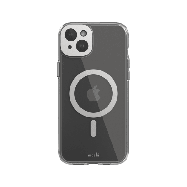 Moshi iPhone 15 Plus -suojakuori iGlaze MagSafe Luna Silver