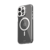 Moshi iPhone 15 Pro Max -suojakuori iGlaze MagSafe Luna Silver