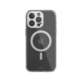Moshi iPhone 15 Pro Max -suojakuori iGlaze MagSafe Luna Silver
