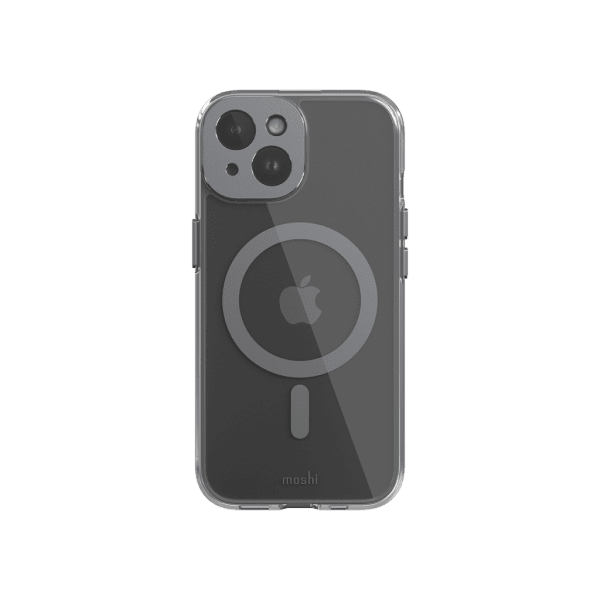 Moshi iPhone 15 -kuori iGlaze MagSafe, Meteorite Gray