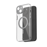 Moshi iPhone 15 Plus iGlaze MagSafe -suojakuori, Meteorite Grey