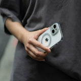 Moshi iPhone 15 Pro -suojakuori iGlaze MagSafe Meteorite Gray