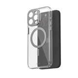 Moshi iPhone 15 Pro Max -suojakuori iGlaze MagSafe Meteorite Gray
